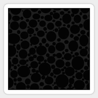 black bubbles Magnet